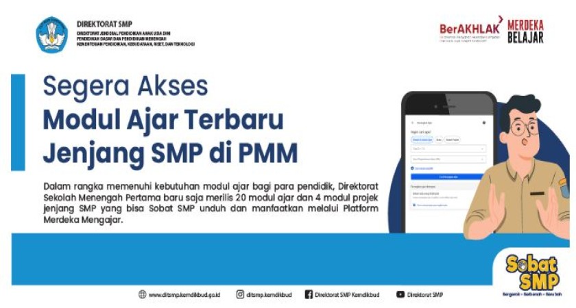 Segera Akses Modul Ajar Terbaru Jenjang SMP di PMM