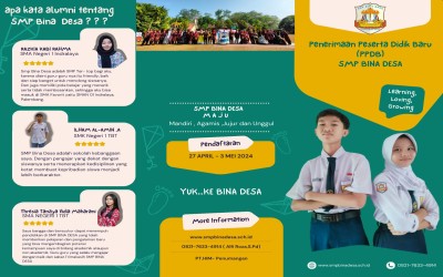 PPDB SMP BINA DESA 2024